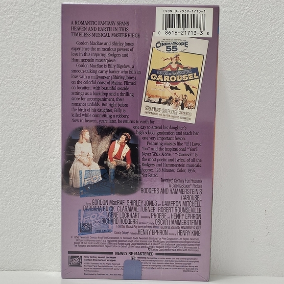 Rodgers & Hammerstein's Carousel Movie VHS Tape - Picture 3 of 11